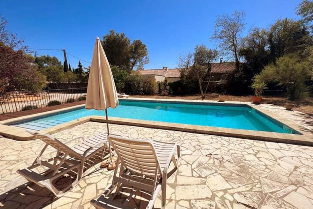 Petit Terme - Piscine - Clim - Parking Apartment Les Angles  Exterior photo